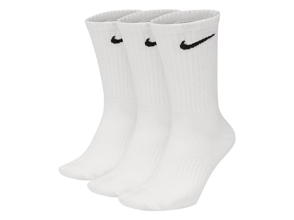 Nike Everyday Ponožky bílé vysoké 