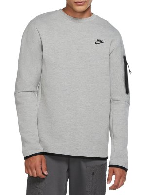 Nike M Tech Fleece Crew Sweatshirt grey