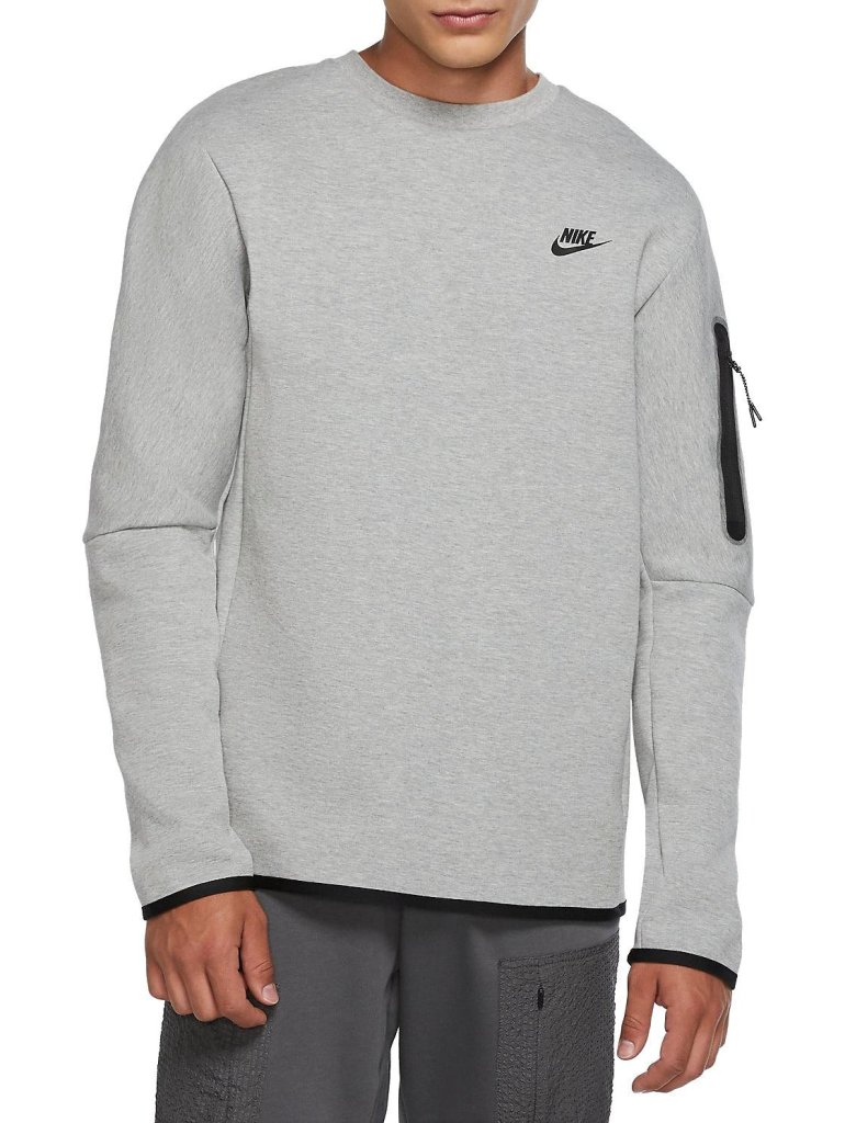 Nike M Tech Fleece Crew Sweatshirt grey