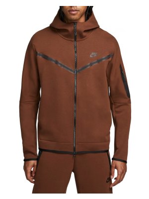 Nike M NSW Sportswear Tech Fleece FZ WR Hoodie brown