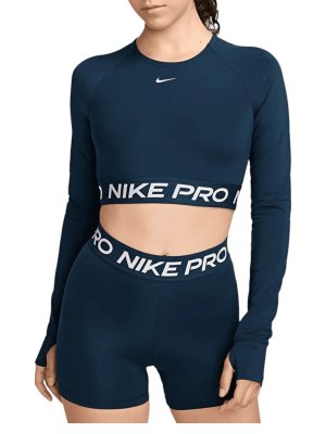 Nike W Pro 365 Dri-Fit Crop dark blue