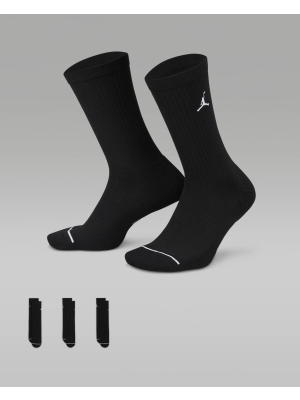 Jordan Everyday Crew Dri-Fit 3 Pairs black