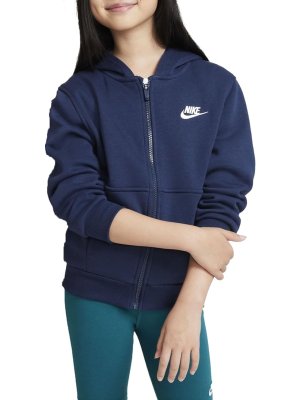 Nike Sportswear Club Fleece Full-Zip Hoodie midnight navy
