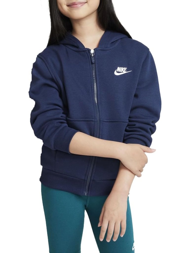 Nike Sportswear Club Fleece Full-Zip Hoodie midnight navy