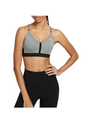 Nike W Indy Light-Support Padded V-Neck Bra grey