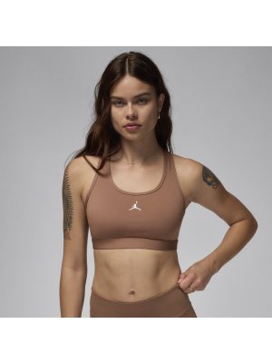 Jordan W Jumpman Sport Medium-Support Padded Bra brown