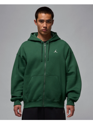 Jordan Brooklyn Fleece Oversized Full-Zip Hoodie fir/sail