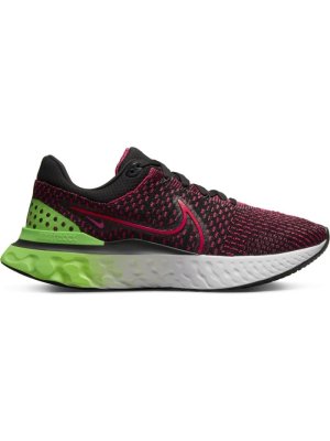Nike React Infinity Run Flyknit 3 black/siren red-green strike