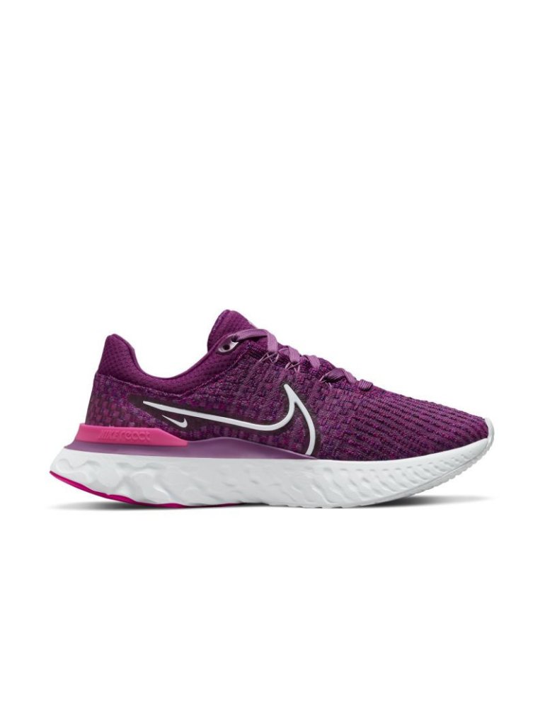 Nike W React Infinity Run Flyknit 3 light bordeaux/white