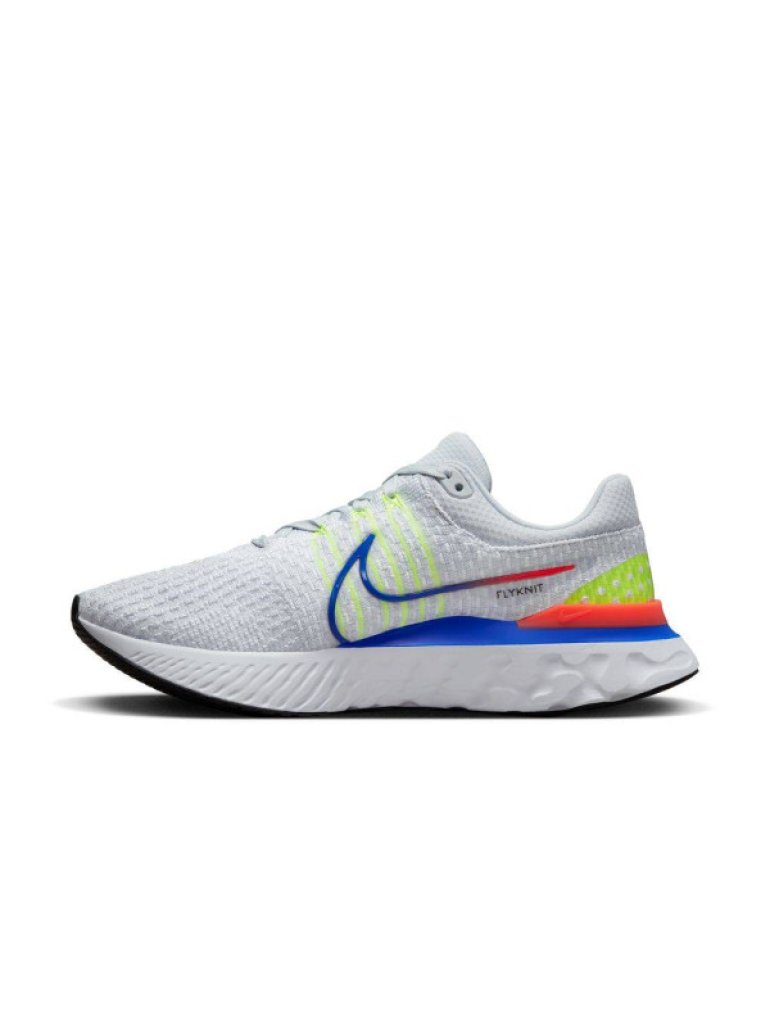 Nike React Infinity Run Flyknit 3 pure platinum/racer blue