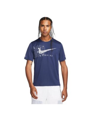 Nike Dri-Fit UV Miller Run Division GFX blue