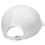 Nike Dri-Fit Club Unstructured Metal Swoosh Cap white