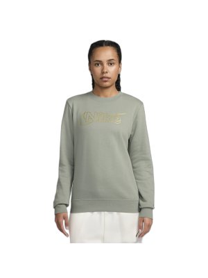 Nike W NSW Club Crew Shine green/gold