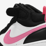 Nike Court Borough MID 2 (GS) black/sunset pulse/white