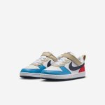 Nike Court Borough Low Recraft (PS) white/thunder blue/lt crimson