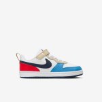 Nike Court Borough Low Recraft (PS) white/thunder blue/lt crimson