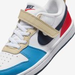 Nike Court Borough Low Recraft (PS) white/thunder blue/lt crimson