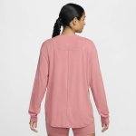 Nike W One Relaxed Dri-Fit Long Sleeve Top canyon pink/black
