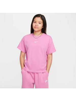 Nike Sportswear Essential Girls T-Shirt magic flamingo