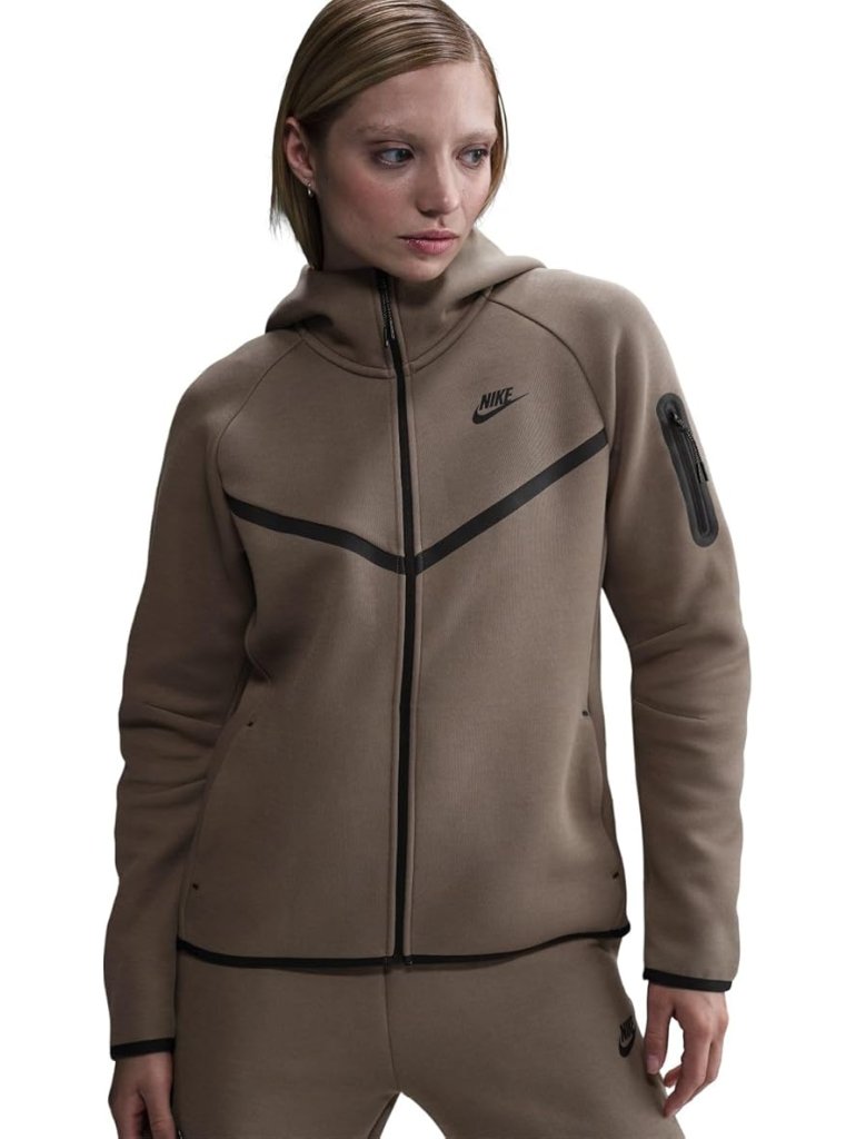 Nike W Sportswear Tech Fleece Windrunner mink brown/black