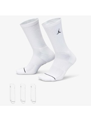Jordan Everyday Crew Dri-Fit 3 Pairs white