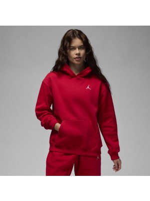 Jordan W Brooklyn Fleece Pullover Hoodie gym red/white