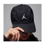 Jordan Club Unstructured Curved-Bill Cap black