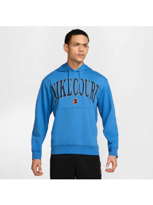 Nike Court Heritage Dri-Fit Fleece Tennis Hoodie star blue/armory navy/psychic blue