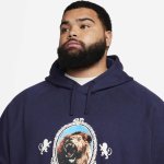 Nike LeBron Pullover Fleece Hoodie purple ink