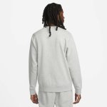 Nike Club Fleece+ Brushed-Back Crew dark grey heather
