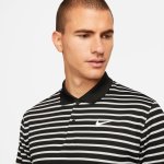 Nike Dri-Fit Victory Striped Golf Polo black/white