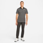 Nike Dri-Fit Victory Striped Golf Polo black/white