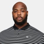 Nike Dri-Fit Victory Striped Golf Polo black/white