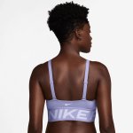 Nike W Pro Indy Plunge Medium Support Padded Sports Bra lilac ice/white