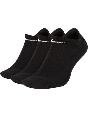 Nike Everyday Cushioned No-Show 3 Pairs black