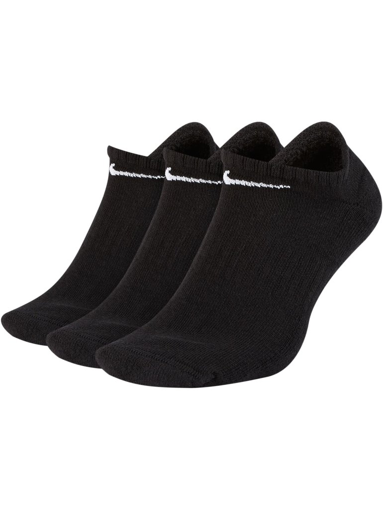 Nike Everyday Cushioned No-Show 3 Pairs black