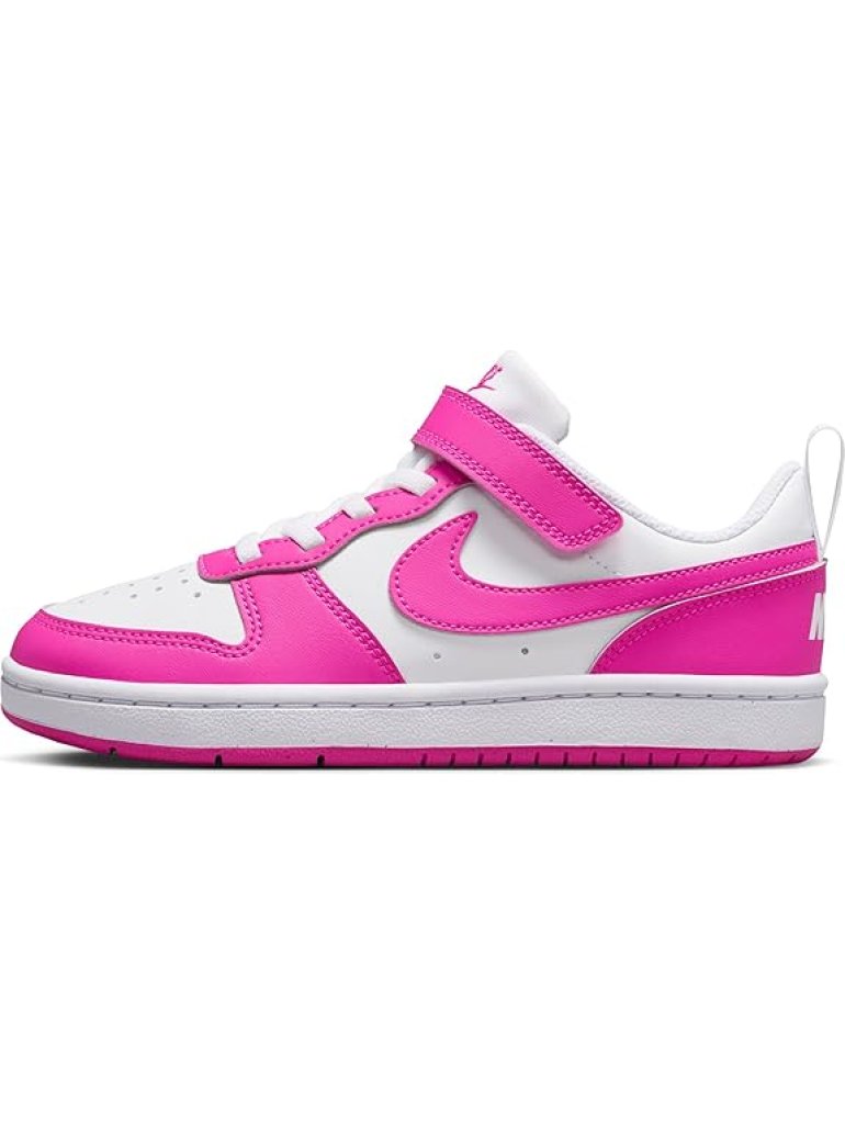 Nike Court Borough Low Recraft (PS) white/laser fuchsia