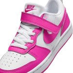 Nike Court Borough Low Recraft (PS) white/laser fuchsia