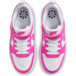 Nike Court Borough Low Recraft (PS) white/laser fuchsia