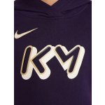Nike Kylian Mbappé Club Fleece Hoodie grand purple/pale ivory/metallic gold