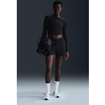 Nike W Sportswear Chill Knit Women's Slim Long-Sleeve Cropped Top black