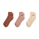 Nike Everyday Plus Cushioned Ankle Socks 3 Pairs multi-colour