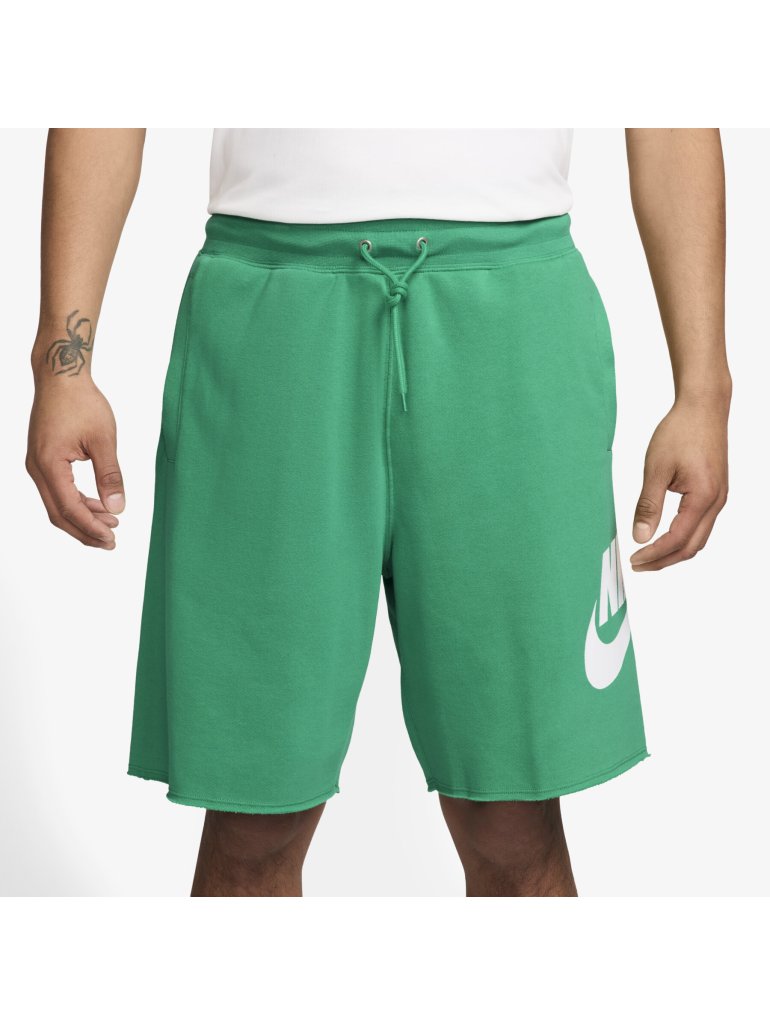 Nike M Club French Terry Alumni Shorts stadium green/white