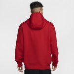 Nike M Club Pullover Fleece Hoodie university red/white