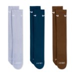 Nike Dri-Fit Everyday Plus Cushioned Crew 3 Pairs purple/brown/blue