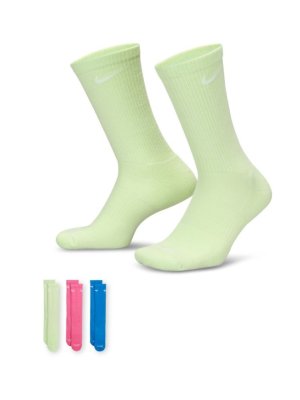 Nike Dri-Fit Everyday Plus Cushioned Crew 3 Pairs multicolor