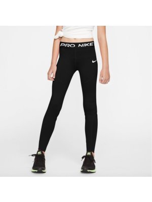 Nike Pro Dri-FIT Girls' Leggings black/white