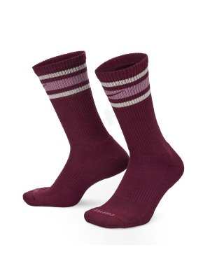 Nike Everyday Plus Cotton Cushioned Crew Socks 3 Pairs purple/green