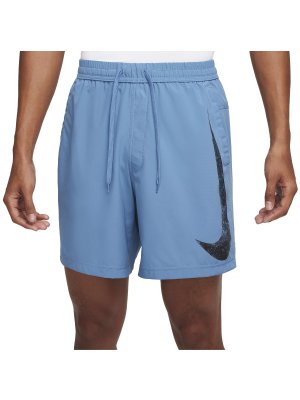 Nike Form Swoosh Men's Dri-FIT 18cm (approx.) Unlined Versatile Shorts blue/black