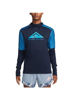 Nike Dri-FIT Trail Hoodie obsidian/dark marina blue/laser blue